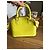 Borsa a mano in pelle Alma BB Louis Vuitton giallo pastello/verde fluorescente - vista 7