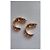 Salvatore Ferragamo Ohrringe Clip Goldfarben Golden - Ansicht 4