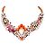 Collana corta in cristallo Shourouk Rosa