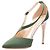 Silberne Absatzpumps Nanda Satin D'orsay von Rupert Sanderson - Ansicht 4