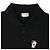 Polo de algodón negro con estampado de cartas de juego Saint Laurent - vista 3