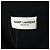 Polo de algodón negro con estampado de cartas de juego Saint Laurent - vista 4