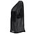 Top Ghost trasparente Helmut Lang in seta nera Nero - vista 2