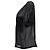 Top Ghost trasparente Helmut Lang in seta nera Nero - vista 7