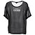 Top Ghost trasparente Helmut Lang in seta nera Nero - vista 8