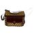 Authentische Vintage Gucci seltene Monogramm GG Umhängetasche mit Boxverschluss.