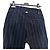 Pantalones a rayas azules High - vista 4