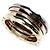 Bulgari Bvlgari K18 B-ZERO1 3-Band Ring