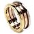 Bulgari Bvlgari K18 B-ZERO1 3-Band Ring - Ansicht 2