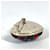 Spilla Chanel B22K Heart Coco Mark CC Rosso Blu navy - vista 3
