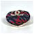 Spilla Chanel B22K Heart Coco Mark CC Rosso Blu navy - vista 5