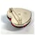 Spilla Chanel B22K Heart Coco Mark CC Rosso Blu navy - vista 7