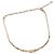 Chanel B24C CC Coco Mark Star Chain Choker Bianco D'oro
