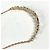 Chanel B24C CC Coco Mark Star Chain Choker Bianco D'oro - vista 10