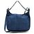 Borsa a spalla Chanel A57641 Matelassé Coco Mark in denim Blu - vista 2