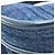 Borsa a spalla Chanel A57641 Matelassé Coco Mark in denim Blu - vista 7
