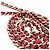 Borsa a spalla in pelle caviar rossa Chanel Rosso - vista 10