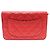 Borsa a spalla in pelle caviar rossa Chanel Rosso - vista 3