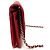 Borsa a spalla in pelle caviar rossa Chanel Rosso - vista 5