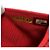 Borsa a spalla in pelle caviar rossa Chanel Rosso - vista 9
