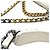 Borsa a spalla con catena Chanel 19 Bianco Crudo - vista 9