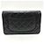 Borsa a spalla Chanel Matelassé Coco Mark Classic Chain Wallet Nero - vista 2