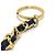 Llave de triángulo Chanel 94P Negro Dorado - vista 11