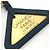 Llave de triángulo Chanel 94P Negro Dorado - vista 7
