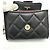 Monedero de cuero caviar Chanel Negro - vista 9