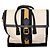 Borsa da viaggio oversize in tela bianca Gucci autentica rara di Tom Ford con web gialla