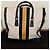 Borsa da viaggio oversize in tela bianca Gucci autentica rara di Tom Ford con web gialla - vista 5