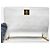 Timeless Chanel Clássico Atemporal com Flap Único em Couro Matelassé e GHW 24K Branco - vista 16