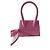 Borsa a tracolla Jacquemus le Chiquito media rosa pelle