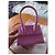 Borsa a tracolla Jacquemus le Chiquito media rosa pelle - vista 14