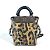 Louis Vuitton Monogram Reverse Leopard Kameratasche Braun Schwarz