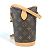 Borsa a spalla pieghevole Monogram Louis Vuitton Marrone