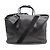 NOVE BOLSA DE VIAGEM LANCEL EM COURO MARROM TEXTURIZADO