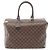 Borsa Boston Damier Ébène Greenwich PM di Louis Vuitton Marrone