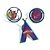 Set di spille Eclipse della collaborazione Louis Vuitton MP1859 Fragment Multicolore