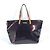 Borsa a spalla Bellevue GM in Monogram Vernis Louis Vuitton Bordò Porpora