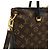 Borsa tote Louis Vuitton Monogram Pallas Nero - vista 6