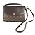 Borsa a spalla Damier Twice di Louis Vuitton Marrone Damier ebene