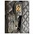 2.55 Portacarte Chanel Jumbo in pelle caviar nero e blu - vista 5