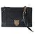 Borsa a mano Christian Dior Diorama in pelle nera Nero