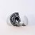 Hermès Hermes Ring Carrousel Metal Silver Black Size 17 Men's Silvery - view 2