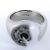 Hermès Hermes Ring Carrousel Metal Silver Black Size 17 Men's Silvery - view 4