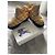 Botas de almohada a cuadros Burberry Mostaza - vista 3