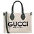 Gucci kleine Tragetasche mit Gucci-Druck in Grün