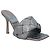 Mule Lido metalliche grigie di Bottega Veneta Grigio