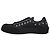Alexander McQueen Scarpe da barca da uomo in nero/argento - vista 2
